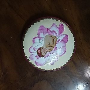 Paited concrete rock